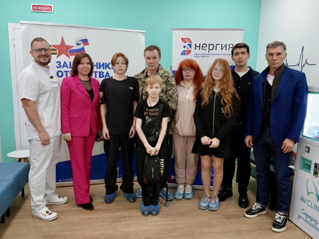 В Красногорске оказали бесплатную стоматологическую помощь семье ветерана СВО