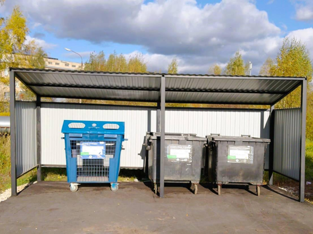 Жители Электрогорска получили контейнерную площадку для сортировки мусора