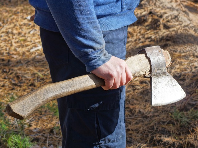 Стало известно, из-за чего мужчина чуть не зарубил топором родственника в Ступине