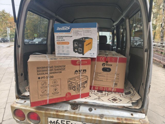 Тепло для фронта: люберчане передали бойцам генераторы и обогреватели