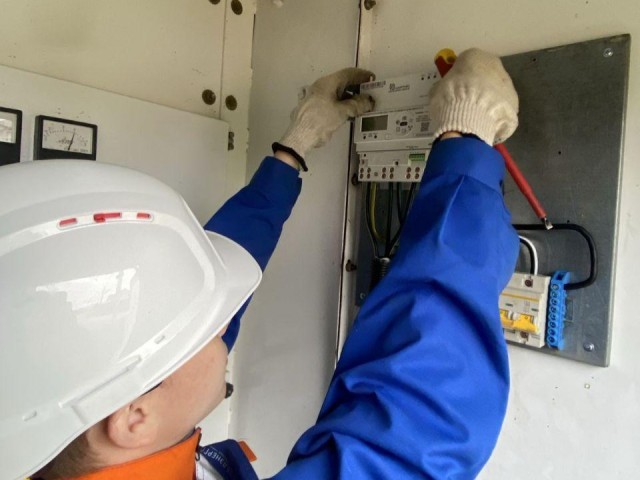 В селе Константиново установили умные счетчики для уличного освещения