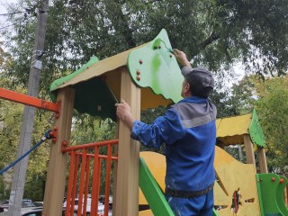 Новая жизнь дворов: современные игровые зоны открыли в Пушкино