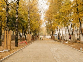 Первый этап реконструкции бульвара в Дзержинце завершат к концу ноября