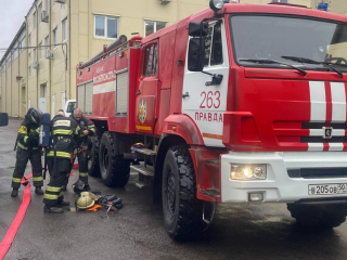 Условный пожар потушен в поселке городского типа Правдинский