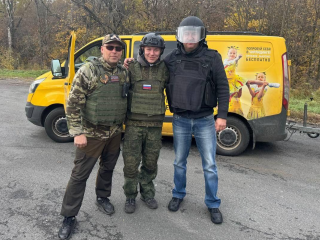 Школьник из Павловского Посада побывал на передовой с гуманитарной помощью