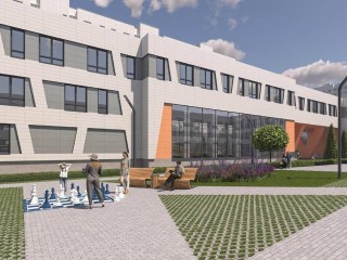 В микрорайоне Лукино-Варино возводится современная школа на 1100 мест