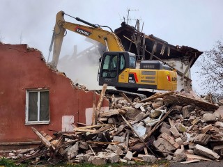 Аварийный дом в Старой Купавне сровняли с землей