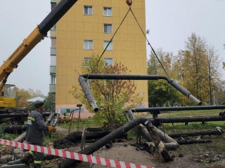 Замена трубопровода на улице Жуковского позволит избежать перебоев с подачей горячей воды