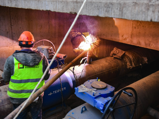 «ТСК Мосэнерго» ремонтирует теплосети на Юбилейном проспекте и Совхозной улице