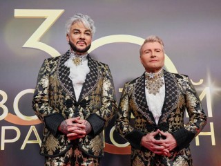 Киркоров и Басков в парных костюмах затмили всех на юбилее «Золотого Граммофона»