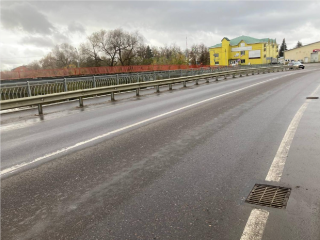 Урожай на дороге: ливневку на мосту очистили от ростков пшеницы