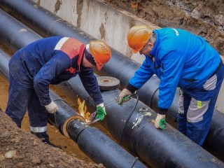 Новый участок тепловых сетей длиной 400 метров на Москворецкой запустят в ноябре
