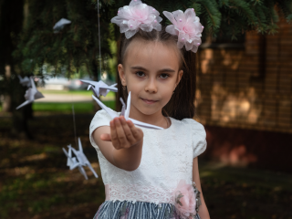 Шестилетняя жительница Серебряных Прудов адресно поздравила президента с днем рождения