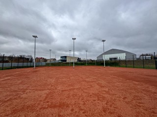 Три новых теннисных корта на улице Базаева откроют этой осенью