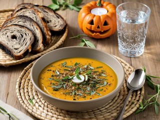 Главное блюдо Хэллоуина — суп-пюре из тыквы: пошаговый рецепт приготовления