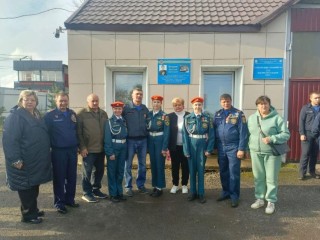 Мемориальную доску герою-пожарному открыли в Домодедове