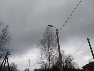 На улице Дачной в Турейке установили 50 новых фонарей