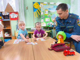 В детских садах проходят уроки пожарной грамоты