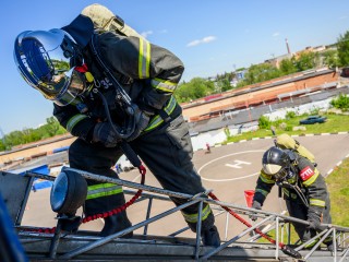 На клинском заводе потушили несуществующий пожар