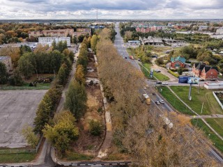 Сквер на улице Льва Толстого подготовят к открытию до конца октября