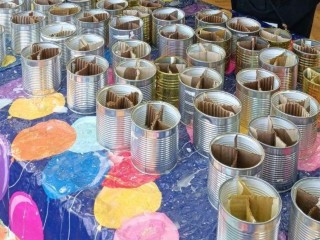 Школьники из Долгопрудного смастерили окопные свечи для военных