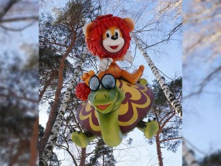Летающую черепаху заметили жители Ногинска в городском парке