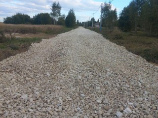 Для многодетных семей Люберец построили подъездные дороги к участкам