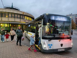 Новые автобусы ЛиАЗ вышли на городские маршруты