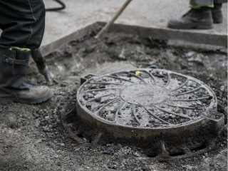 На Парковой улице закрыли «черную дыру»