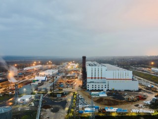 На строящейся Каширской ГРЭС возвели «термобарьер» к зиме