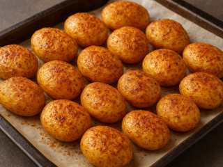 Новый способ запечь картошку, чтобы получилась корочка, как во фритюре, а внутри — нежный крем