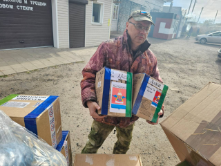 Волонтер и депутат Жуковского доставили в Курскую область гуманитарный груз