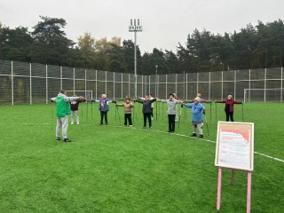 К занятию скандинавской ходьбой можно присоединиться 14 октября в Кузьминском лесу