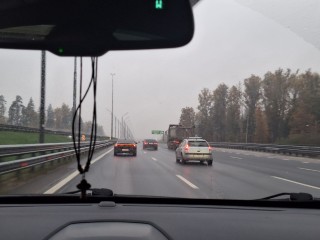 Вечером в среду подмосковные дороги загружены на шесть баллов