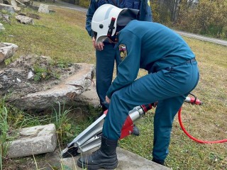 Кадеты из школы №12 стали участниками спасательных операций в учебном центре МЧС в Ногинске