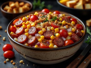 Никакой варки — просто нарежь и смешай: сытный салат, который заменит ужин