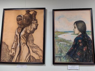 Персональная выставка Ильи Глазунова открылась в библиотеке семейного чтения