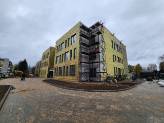 В Поварове завершают строительство современного детского сада