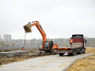 В Новлянском микрорайоне начали строить ледовый дворец