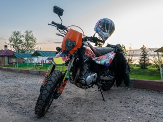В деревне Бирево подростки на питбайке попали в аварию