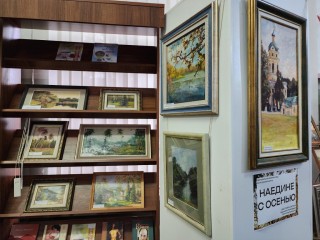 Уголки наукограда можно увидеть на картинах в Центральной библиотеке