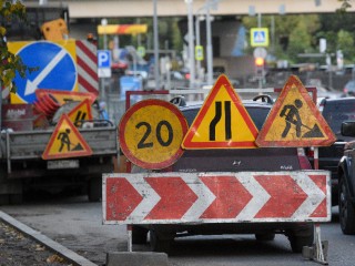 Ремонт шоссе вызвал задержки автобусных рейсов