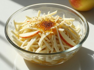 Не выкидывай вялую капусту — добавь яблоко и имбирь: получится закуска, от которой гости не оторвутся