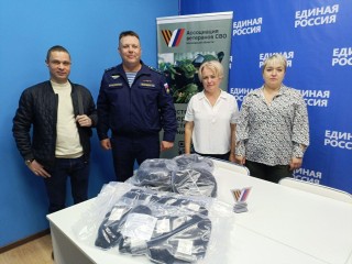 Фрязинские ветераны СВО помогли десантнику с обустройством быта на передовой