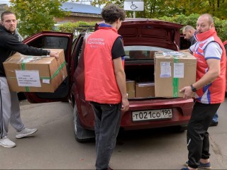 Жители Подольска получили видеопоздравление с передовой