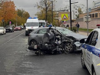 Полиция проводит проверку по факту ДТП с мотоциклистом в Долгопрудном