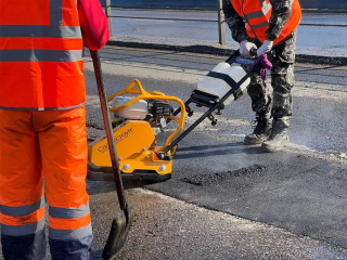 В Зарайске завершили ямочный ремонт дорог перед зимними сезоном