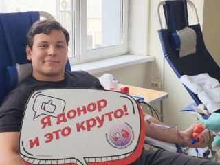 Шестнадцать литров крови сдали студенты и преподаватели красногорской академии
