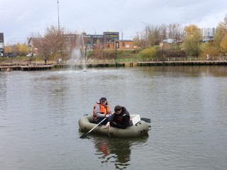Пруд с амбициями: в Видном открыли пространство, где есть все — от пляжа до рыбного поголовья