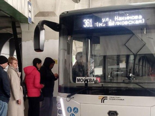 Четыре новых автобуса доставляют жителей Фрязина в столицу